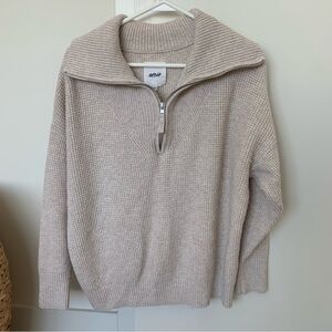 Aerie Half Zip Sweater; Size Small